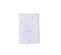 FOVAOK Funda para pasaporte con estampado en caliente, diseño simple de avión para mujeres y hombres, viajes, boda, pasaporte, regalo de boda, Gris-b, Talla única