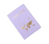FOVAOK Funda para pasaporte de pareja con estampado en caliente para mujeres y hombres, viajes, boda, pasaporte, regalo de boda, 15, Talla única