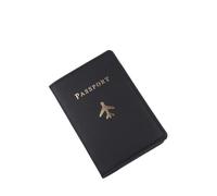 FOVAOK Funda para pasaporte de pareja con estampado en caliente para mujeres y hombres, viajes, boda, pasaporte, regalo de boda, 11, Talla única