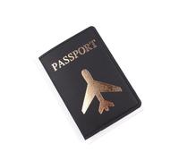 FOVAOK Funda para pasaporte de pareja con estampado en caliente para mujeres y hombres, viajes, boda, pasaporte, regalo de boda, 20, Talla única