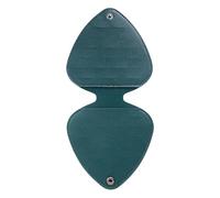 FOVAOK Funda para púas de guitarra eléctrica acústica, incluye bolsa de almacenamiento de piel para púas de guitarra, Green, Talla única