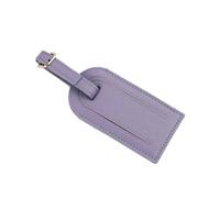 FOVAOK Juego de etiquetas de equipaje de cuero Saffiano con nombre personalizado para pasaporte, funda de pasaporte, etiqueta de maleta, color carne, Talla única