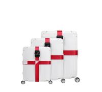 FOVAOK Maletín de viaje cruzado con bloqueo de contraseña de 10 dígitos TSA, correa de equipaje, caja de refuerzo, correa de embalaje, color gris frío (una palabra sin contraseña (nota de color