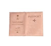 FOVAOK Paspoort - Funda protectora para pasaporte, Pink, Talla única