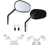 FOVPLUE Espejos retrovisores, izquierdo y R para modelos Sportster Dyna Softail Touring Road Glide Electra Glide Road King Street Glide Fltrx Flhr Flhx 1982-2023, para espejos laterales Harley