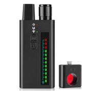 FOWARD GAUSS Detector Profesional de cámaras Ocultas - Antiespía, Escáner de señales RF para GPS/Escucha/Dispositivos magnéticos, Detector portátil de micrófonos y cámaras espía