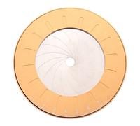 Fowecry Regla de dibujo redonda de diámetro ajustable de 10 a 77 mm para | Regla redonda compacta y portátil con anillos de fácil rotación para un tamaño rápido del círculo en lugares de trabajo o