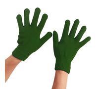Foweknow Guantes de invierno para mujer, guantes térmicos de un solo color, informales, elegantes, guantes de trabajo, ajuste regular, elásticos, cálidos, guantes de dedo completo, AG., Talla única