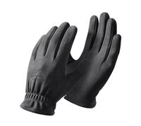 Foweknow Guantes térmicos de ante para hombre, resistentes al viento, suaves, guantes de algodón, informales, guantes de invierno, guantes antideslizantes para pantalla táctil