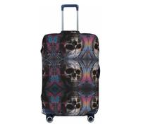 FOWIYRH Artístico Avatar Print Maleta Funda Protector de Equipaje 18-32 pulgadas, Negro, Medio