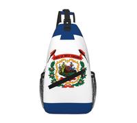 FOWIYRH Bandolera con estampado de bandera de Virginia Occidental para mujeres y hombres, riñonera para senderismo al aire libre y bolsa deportiva casual para viajes, trabajo y uso diario