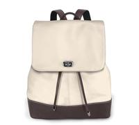 FOWIYRH - Mochila de piel para mujer, con estampado de color blanco envejecido, mochila de piel para mujer, mochila de viaje de trabajo, senderismo para mujer, bolsa de hombro casual para mujer