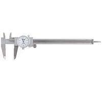 Fowler Full Warranty Stainless Steel Shockproof Dial Caliper, 52-008-708-0, 0-8 Measuring Range, 0.001 Graduación Interval, Face Color White by Fowler