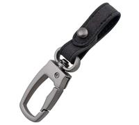 FOWURB Llavero de Coche para Mercedes Benz E-Class All-Terrain X213 Wagon Estate 2017-2026, Llavero de Cuero para Coche Multifuncional Giratorio de 360°,B/Black