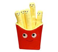 Fowybe Felpa con Papas Fritas | Bonita Bolsa Patatas Fritas Peluche | Super Soft Plushies GiftsRemovable Plush Pillow Yummy World Plushies Funny Food Pillow para niños