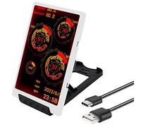 Fowybe Pantalla Secundaria de PC, Pantalla USB IPS AIDA64 Monitor de Datos para PC, CPU, RAM, HDD, Pantalla de monitoreo de computadora con Cable USB para Host de chasis