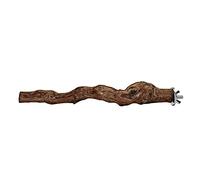 Fowybe - Poste de plataforma para loros, soporte de entrenamiento de pájaros naturales, soporte de madera para pájaros, soporte natural para loros