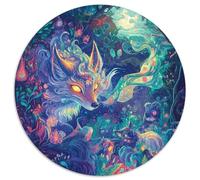 Fox 1000 Pieces Jigsaw Puzzles For Adults Family Challenge Toys Stress Relieving Entertainment Exercise The Memory of The Brain for Adults and Kids, Age 12 Years Up 1000pcs (67.5x67.5cm)