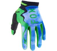 FOX 180 Atlas Guantes de motocross, negro/azul, Talla S