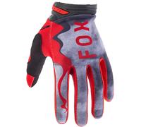 FOX 180 Atlas Guantes de motocross, negro/gris/rojo, Talla S