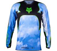FOX 180 Atlas Maillot de motocross, negro/verde, Talla XXL