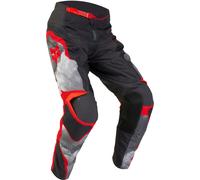 FOX 180 Atlas Pantalones de motocross, gris/rojo, Talla 28
