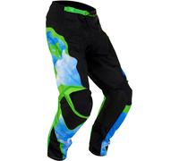 FOX 180 Atlas Pantalones de motocross, negro-verde, tamaño 26