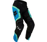 FOX 180 Ballast Pantalones de motocross, negro/azul, Talla 28