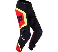 FOX 180 Ballast Pantalones de motocross, negro/rojo, Talla 30