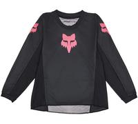 FOX 180 Blackout Maillot de motocross para niña, negro/rosa, Talla K-S