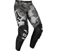 FOX 180 BNKR Pantalones de motocross, Camuflaje negro, Talla 28