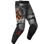FOX 180 Bnkr Pantalones Juveniles de Motocross, negro-gris, tamaño XL