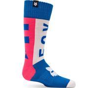 FOX 180 Collect Calcetines de motocross para jóvenes, azul/rosa, Talla YL