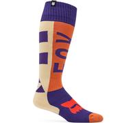 FOX 180 Collect Calcetines de motocross para mujer, beige/naranja