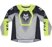 FOX 180 Collect Maillot de motocross para niños, negro-gris-amarillo, tamaño M
