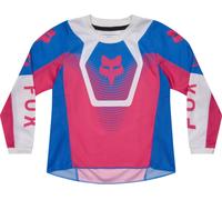 FOX 180 Collect Maillot de motocross para niños, rosa-azul, tamaño M