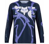 FOX 180 Diffuse Special Edition Camiseta juvenil de motocross, azul/morado, Talla YS