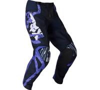 FOX 180 Diffuse Special Edition Pantalones de motocross, azul/morado, Talla 38