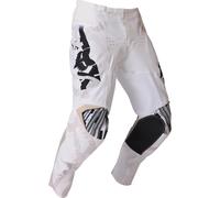 FOX 180 Diffuse Special Edition Pantalones de motocross, Blanco/Negro, Talla 30