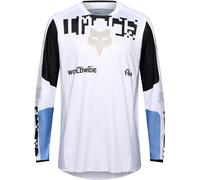 FOX 180 Digi Image Maillot de motocross, blanco, tamaño M para Hombres