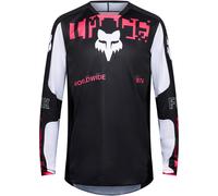 FOX 180 Digi Image Maillot de motocross, negro/rosa, Talla XXL