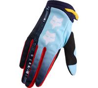 FOX 180 Elevated Guantes de motocross para jóvenes, azul, tamaño L