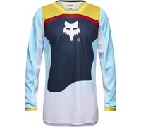 FOX 180 Elevated Maillot de motocross juvenil, azul, tamaño S para Hombres