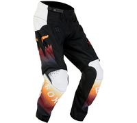 FOX 180 Flora Pantalones de motocross, Negro/Blanco, Talla 26