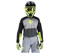 FOX 180 Flow Camiseta MX Negro/Amarillo/Gris M hombres