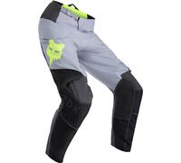 FOX 180 Flow Pantalones de motocross, negro-amarillo, tamaño 28 para Hombres