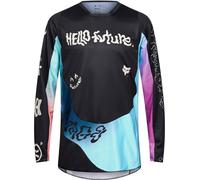 FOX 180 Hello Future Special Edition Maillot de motocross, negro, Talla XXL