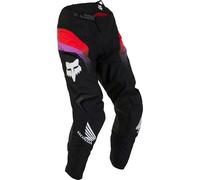 FOX 180 Honda 2023 Pantalones de motocross, negro/rojo, Talla 28