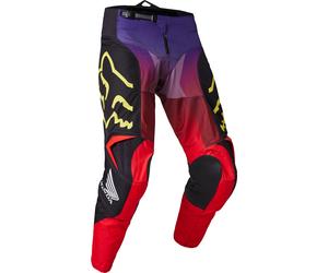 FOX 180 Honda Pantalones de motocross, negro-rojo, tamaño 32 para Hombres