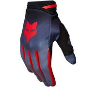 FOX 180 Interfere Guantes de motocross, gris-rojo, tamaño M para Hombres